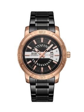 BiBi Rose Gold and Black Men's Chronometer Watch